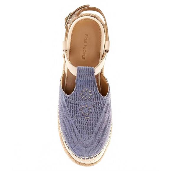 NEW FREE PEOPLE women's morning in mykonos espadrille in seascape - Picture 5 of 5